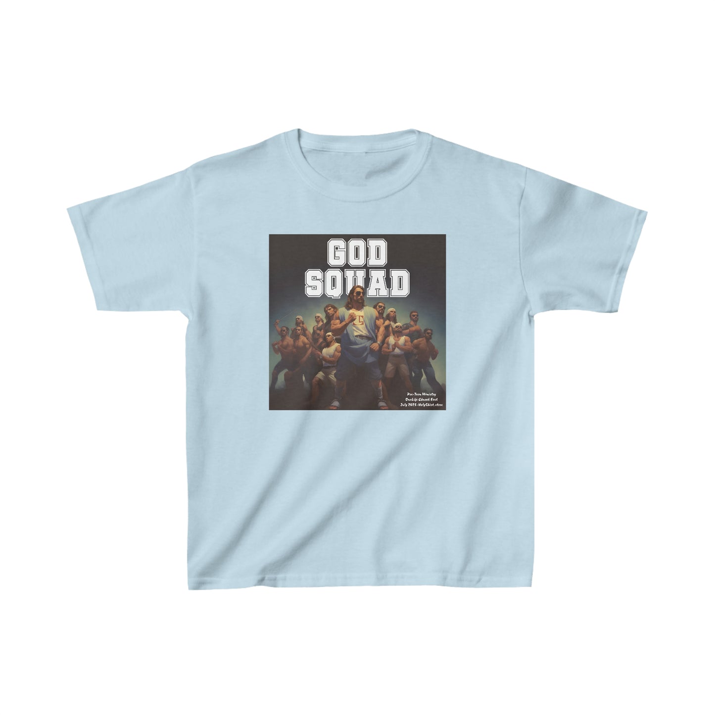 “God Squad” LineUp - Pre-Teen Room - Kids Heavy Cotton™ Tee