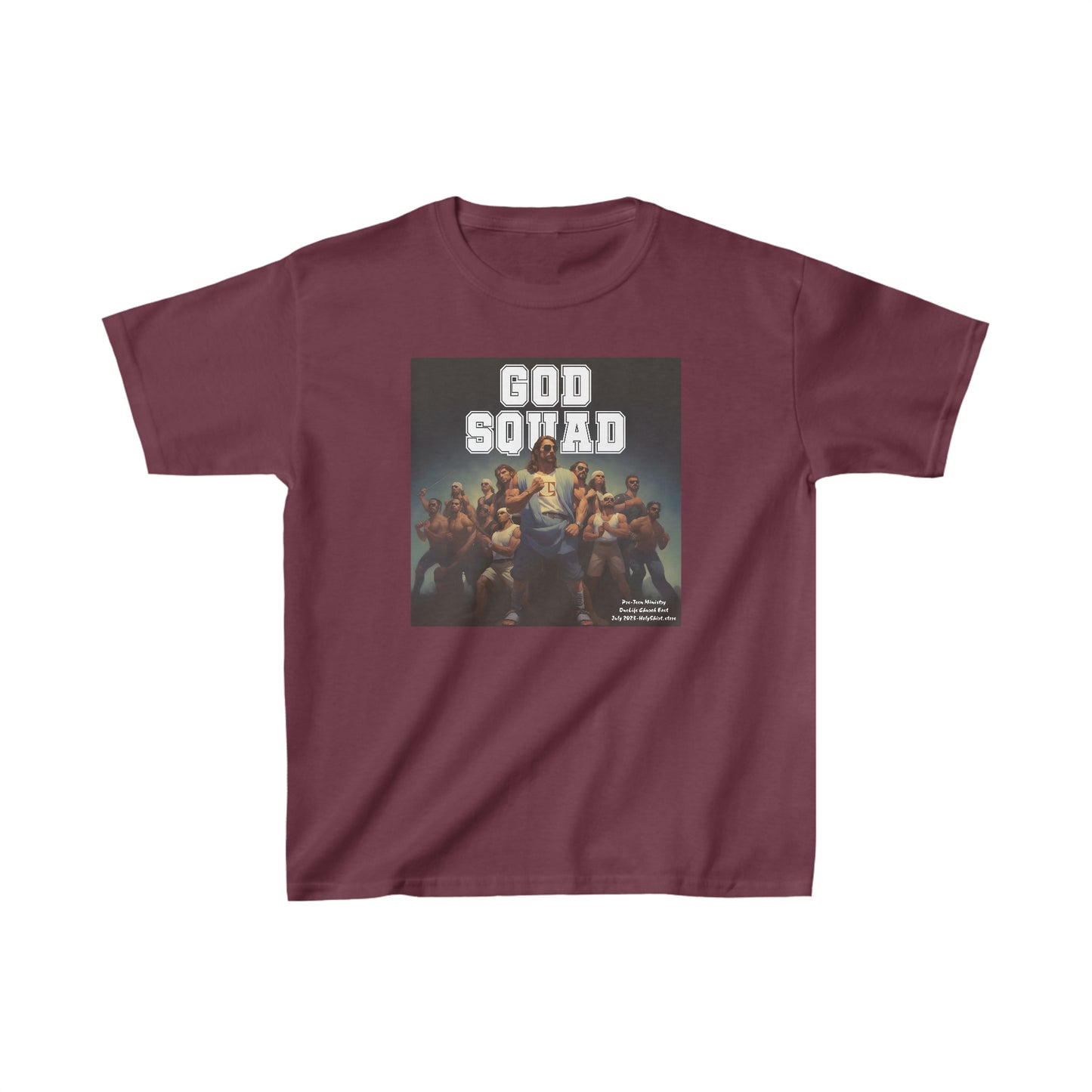 “God Squad” LineUp - Pre-Teen Room - Kids Heavy Cotton™ Tee