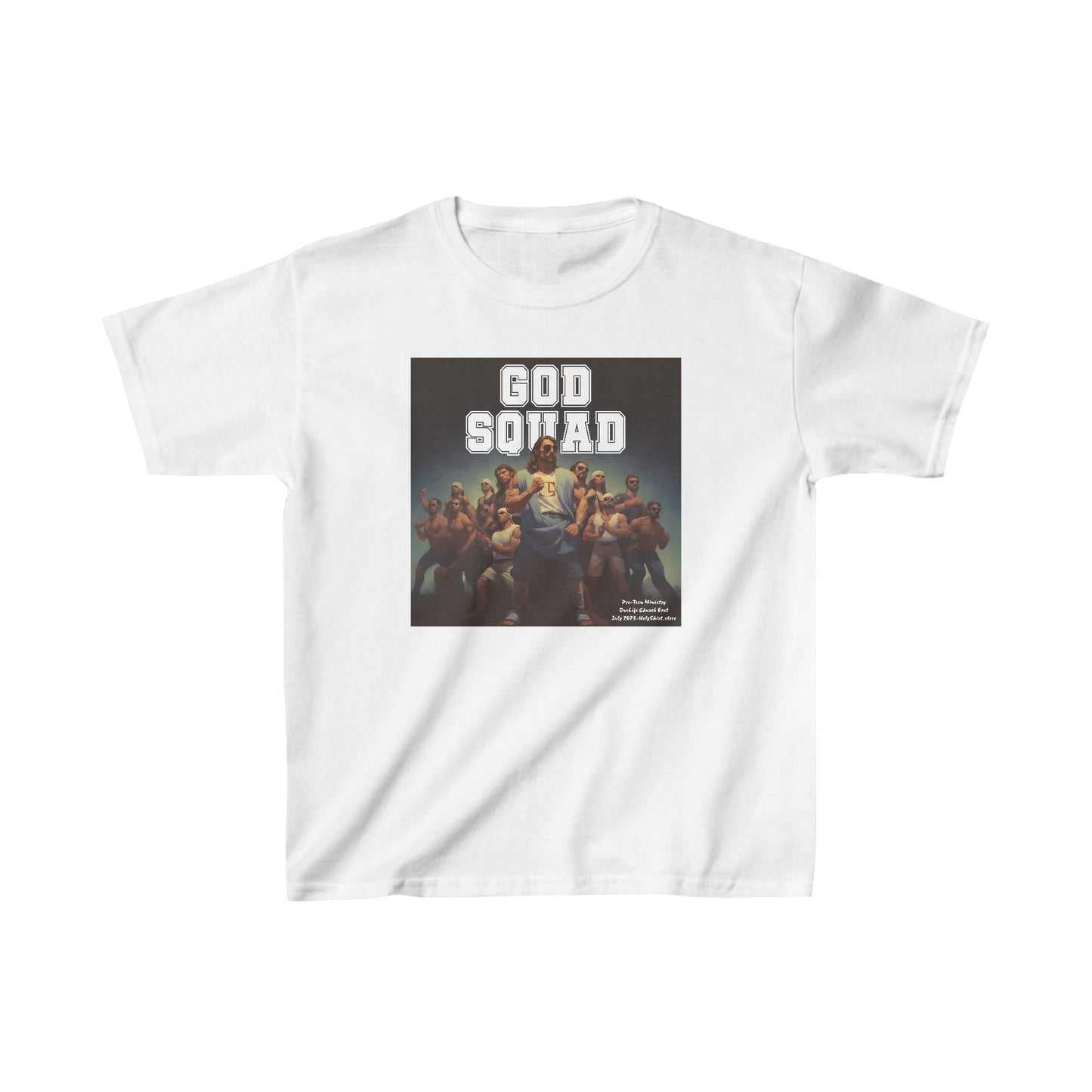 “God Squad” LineUp - Pre-Teen Room - Kids Heavy Cotton™ Tee