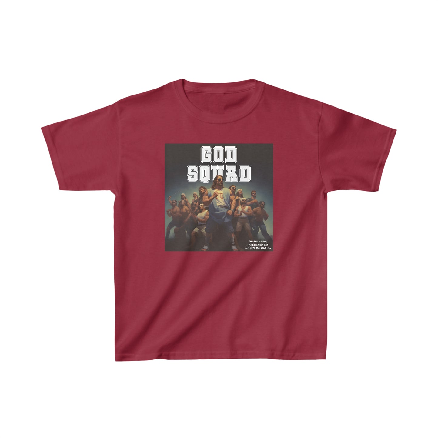 “God Squad” LineUp - Pre-Teen Room - Kids Heavy Cotton™ Tee