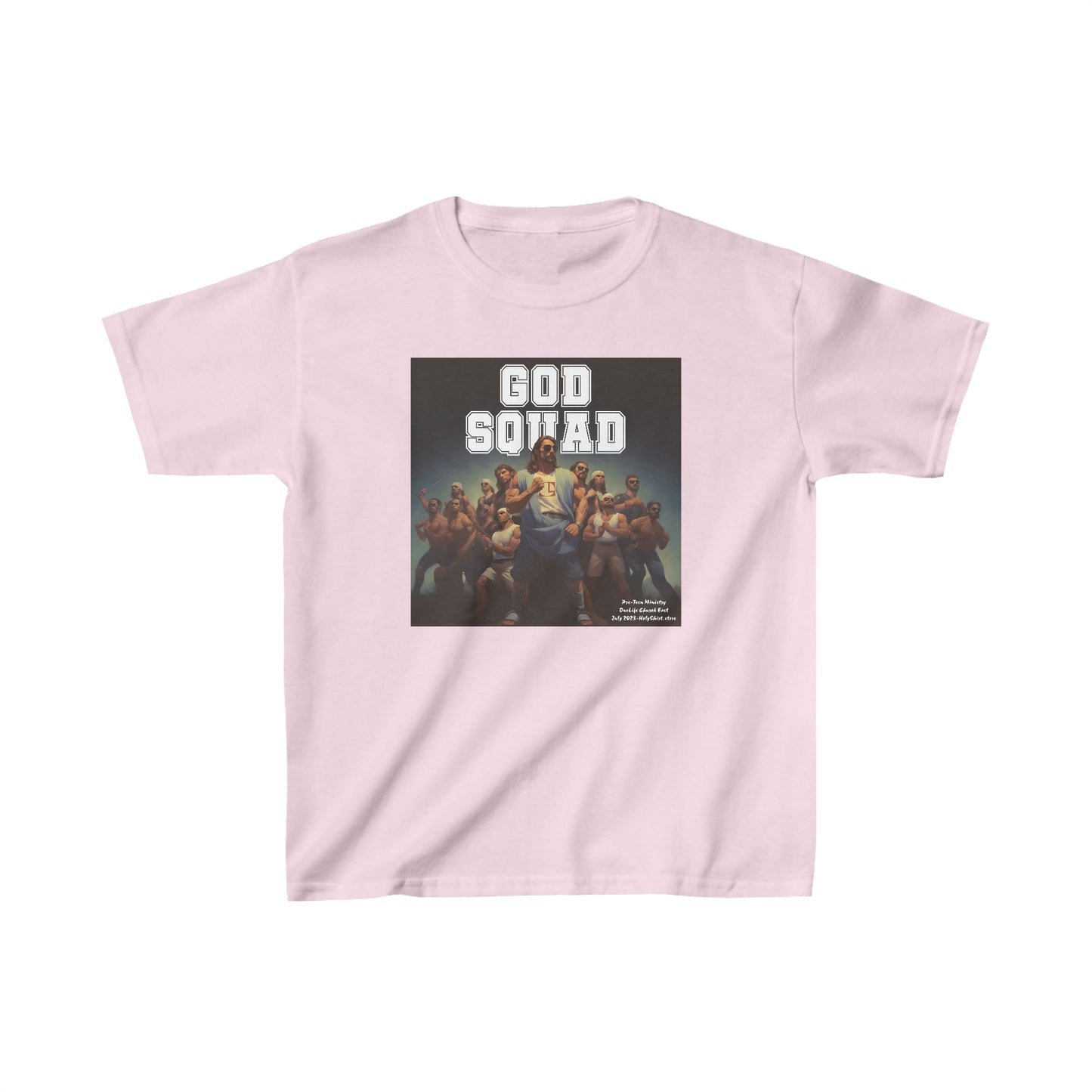 “God Squad” LineUp - Pre-Teen Room - Kids Heavy Cotton™ Tee