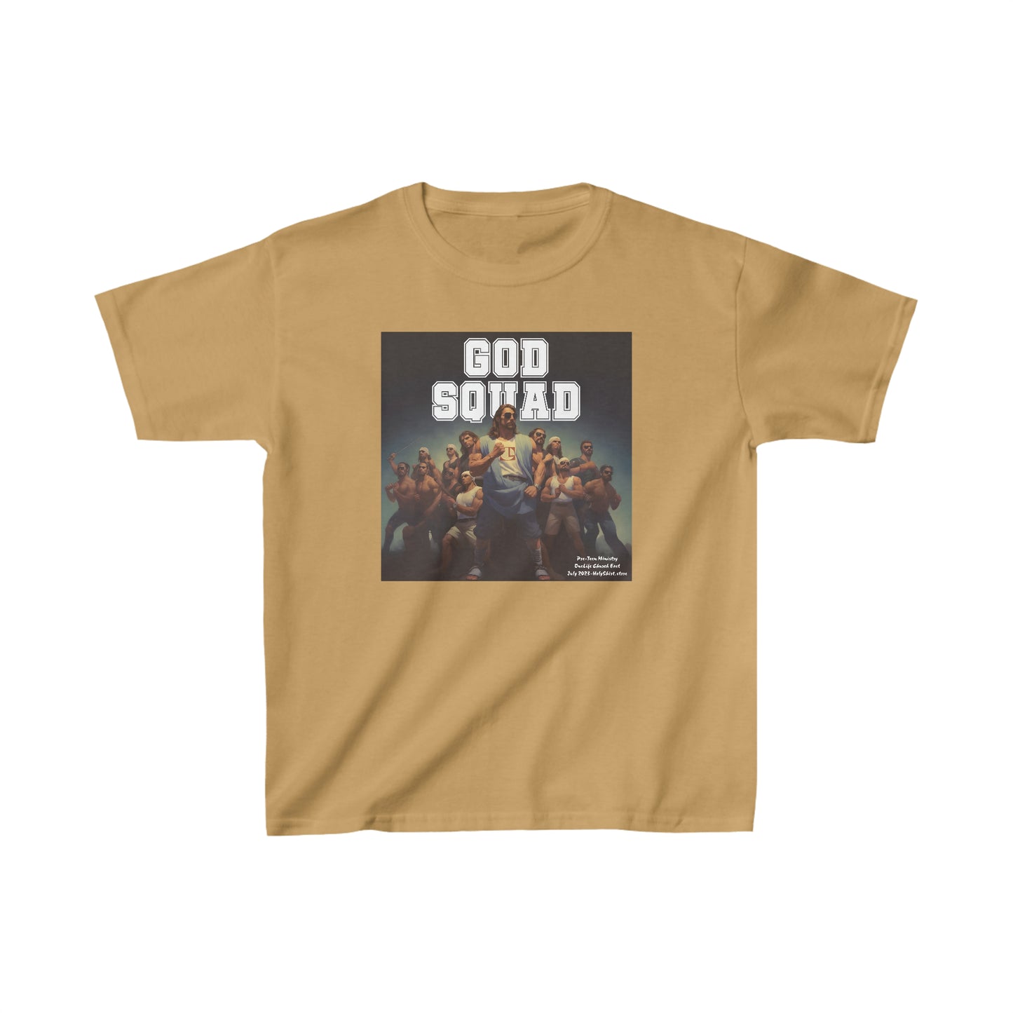 “God Squad” LineUp - Pre-Teen Room - Kids Heavy Cotton™ Tee
