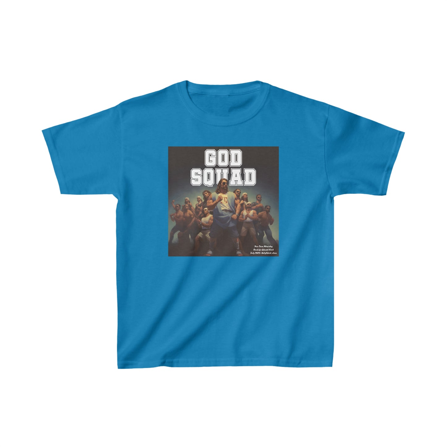 “God Squad” LineUp - Pre-Teen Room - Kids Heavy Cotton™ Tee