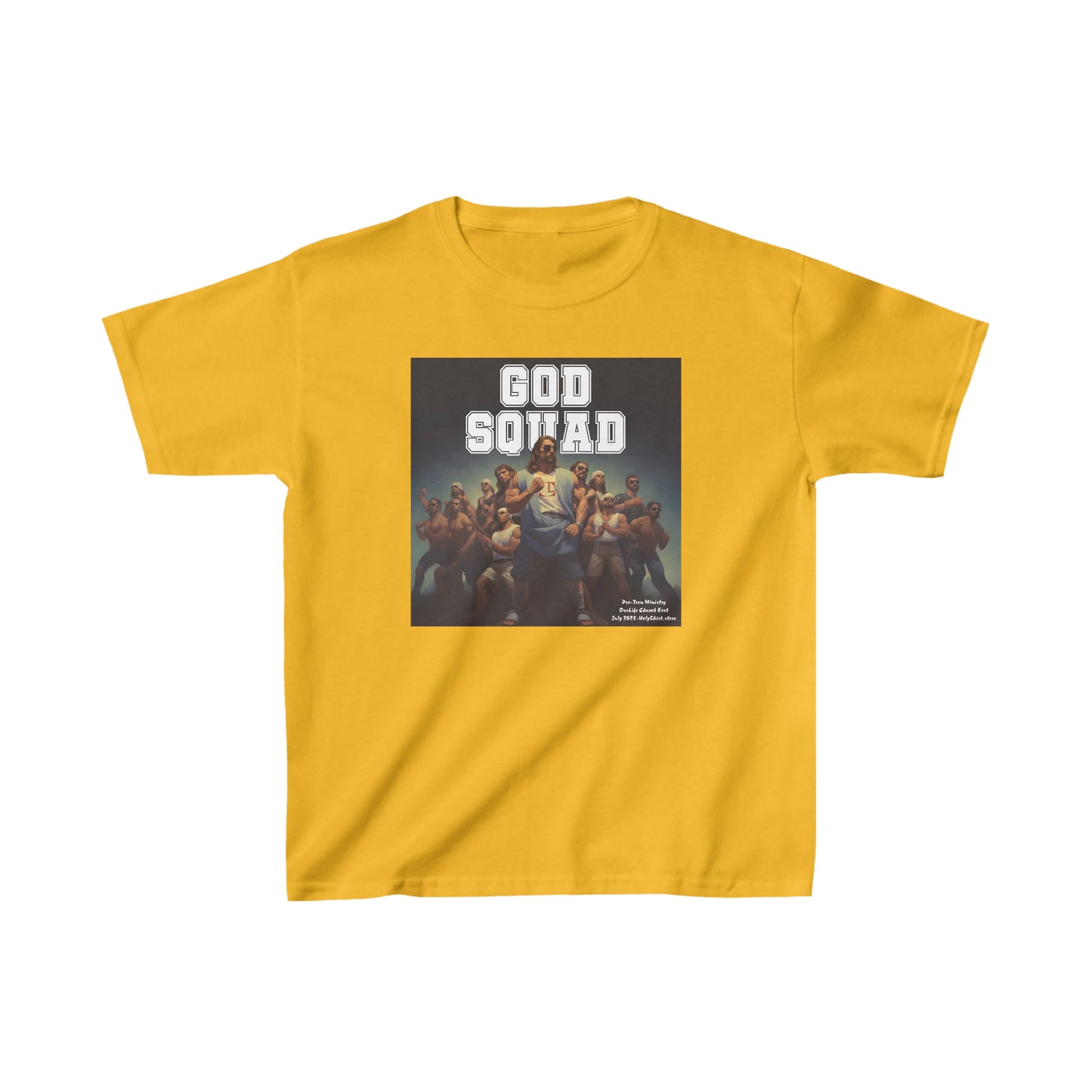 “God Squad” LineUp - Pre-Teen Room - Kids Heavy Cotton™ Tee