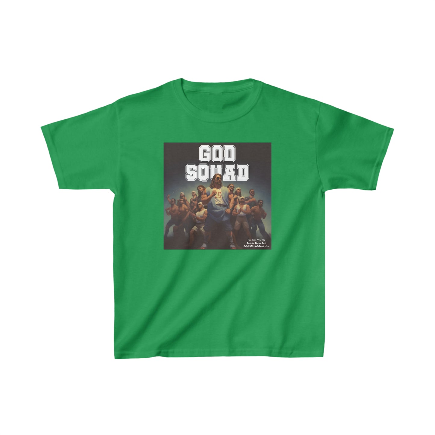 “God Squad” LineUp - Pre-Teen Room - Kids Heavy Cotton™ Tee