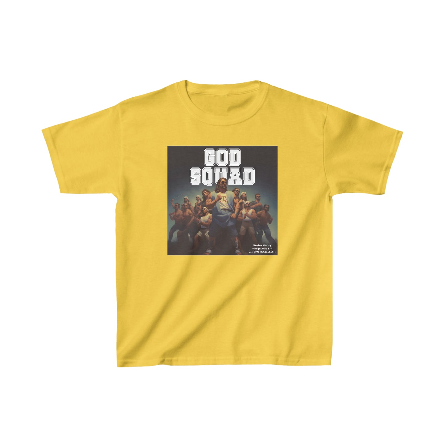 “God Squad” LineUp - Pre-Teen Room - Kids Heavy Cotton™ Tee