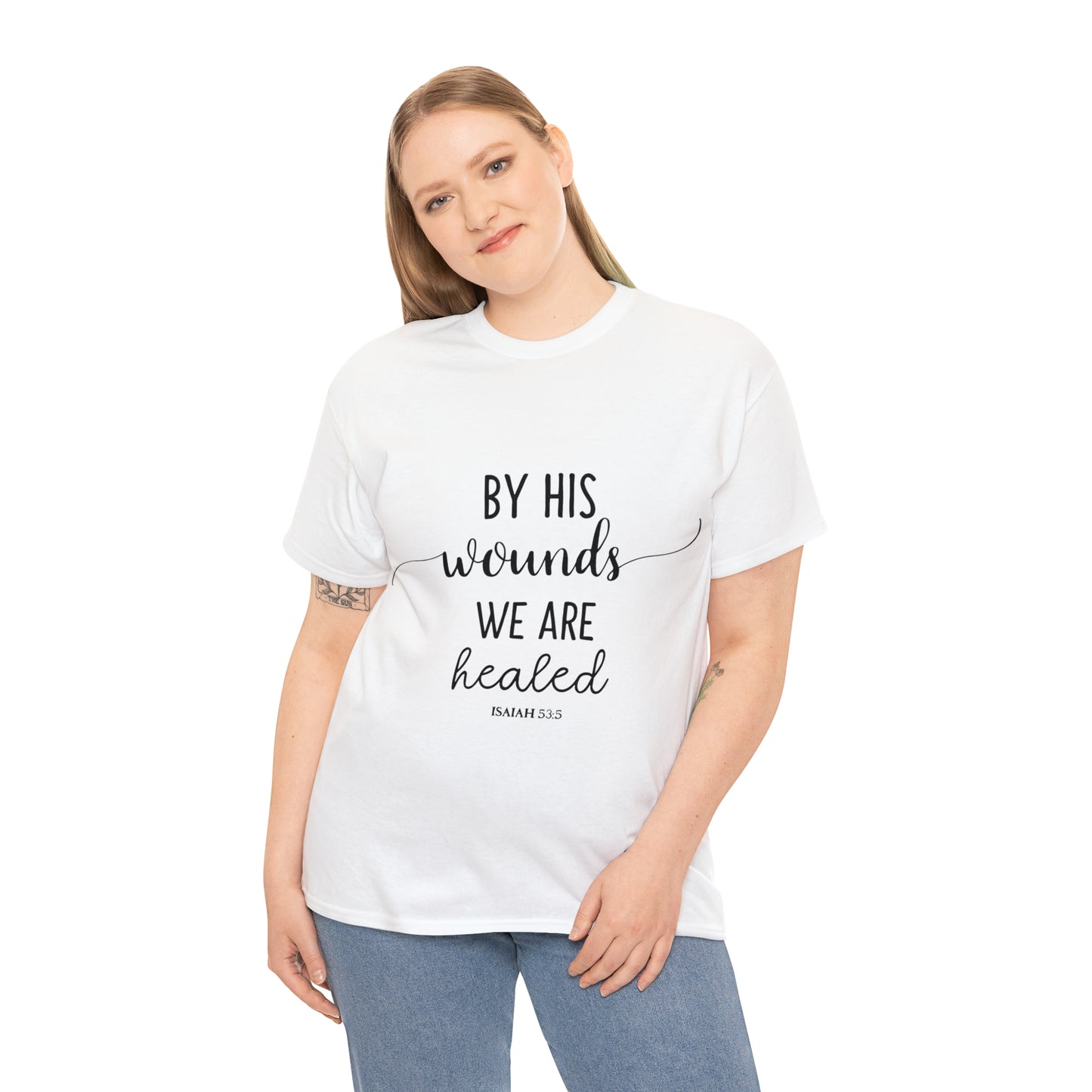 By HIS wounds we are healed - Isaiah - CR Celebrate Recovery Classic Logo - Ultra Cotton Long Sleeve Tee