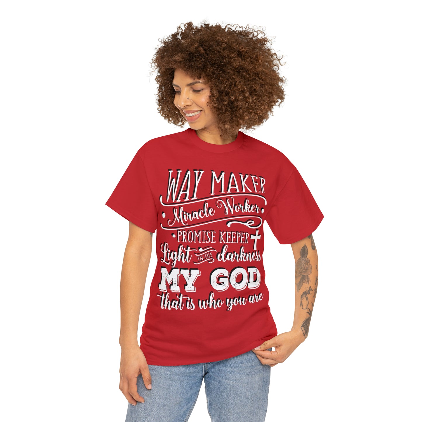 Waymaker Miracle Worker - Unisex Heavy Cotton Short Sleeve Tee