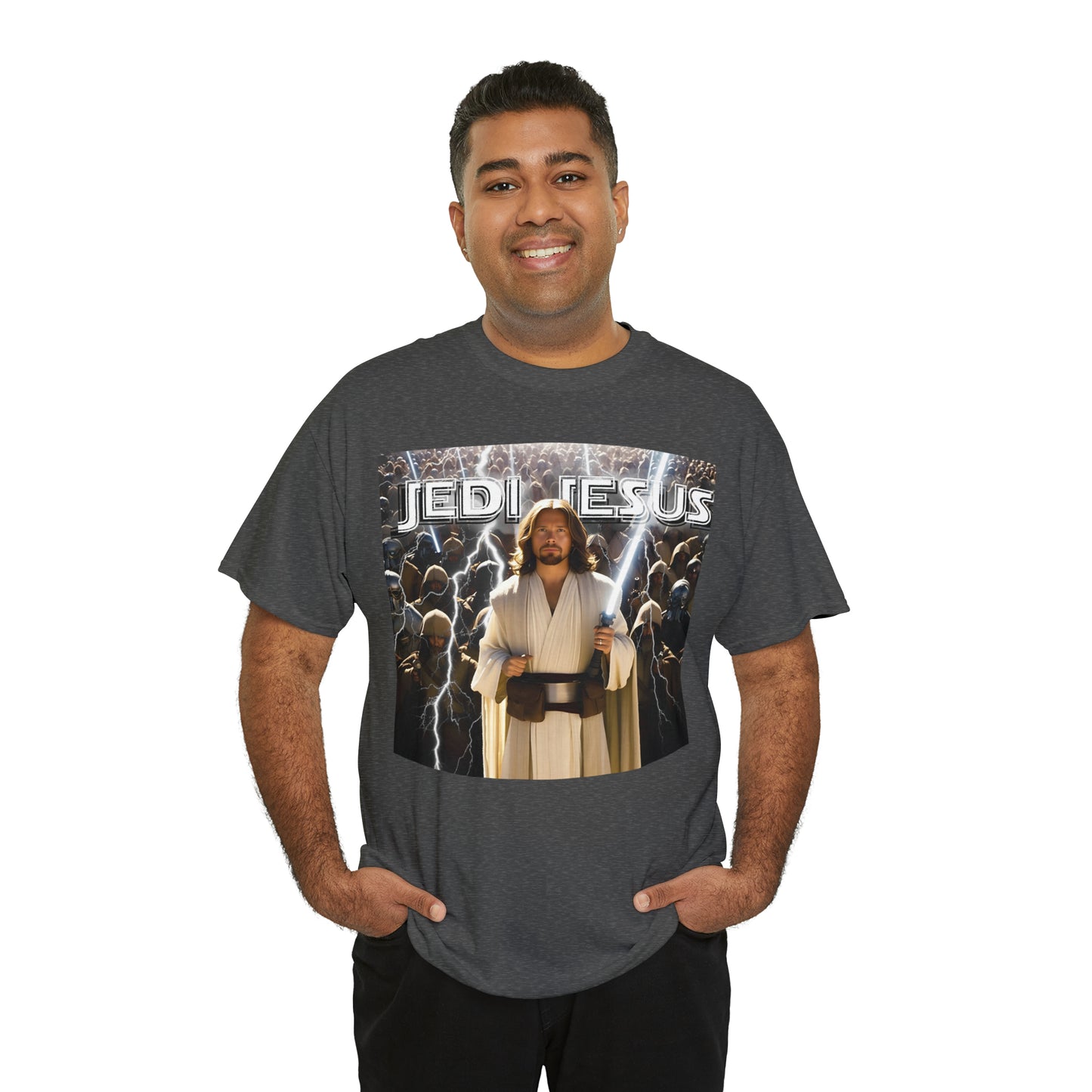 Jedi Jesus Unisex Heavy Cotton Tee