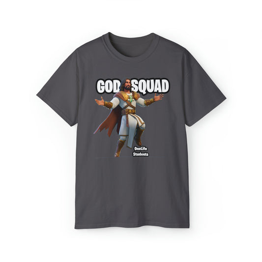 Fortnite Jesus “God Squad” - Pre-Teen Room - STAFF TEE - Unisex Ultra Cotton Tee