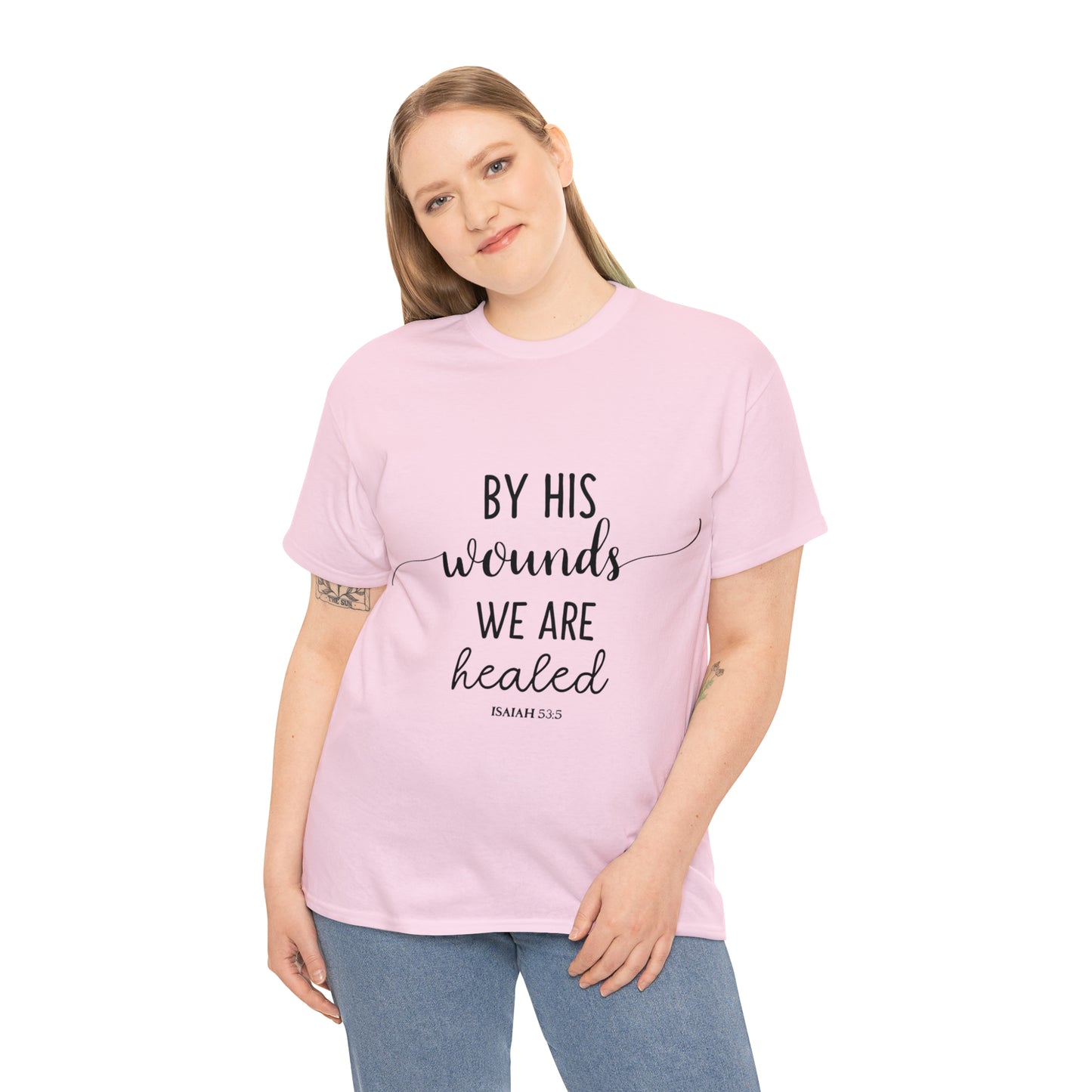 By HIS wounds we are healed - Isaiah - CR Celebrate Recovery Classic Logo - Ultra Cotton Long Sleeve Tee