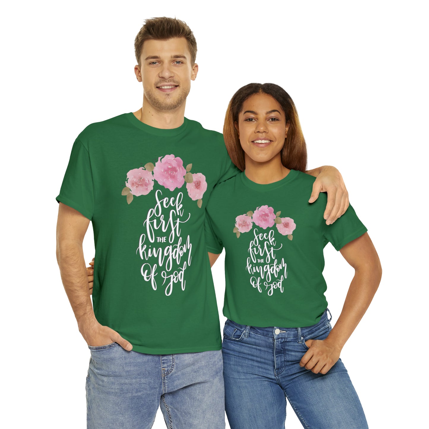 Seek First the Kingdom of God Unisex Heavy Cotton Tee