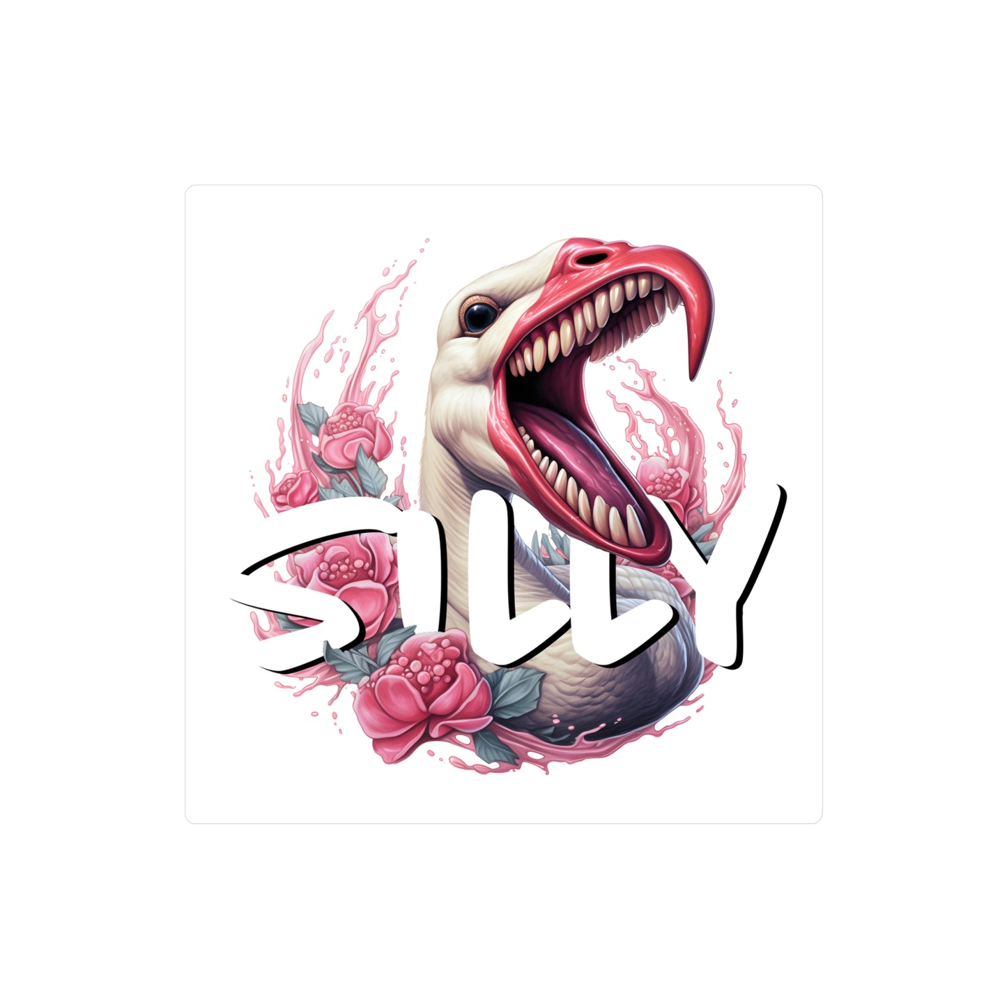 Aggressively Silly Goose - Kiss-Cut Vinyl Decals