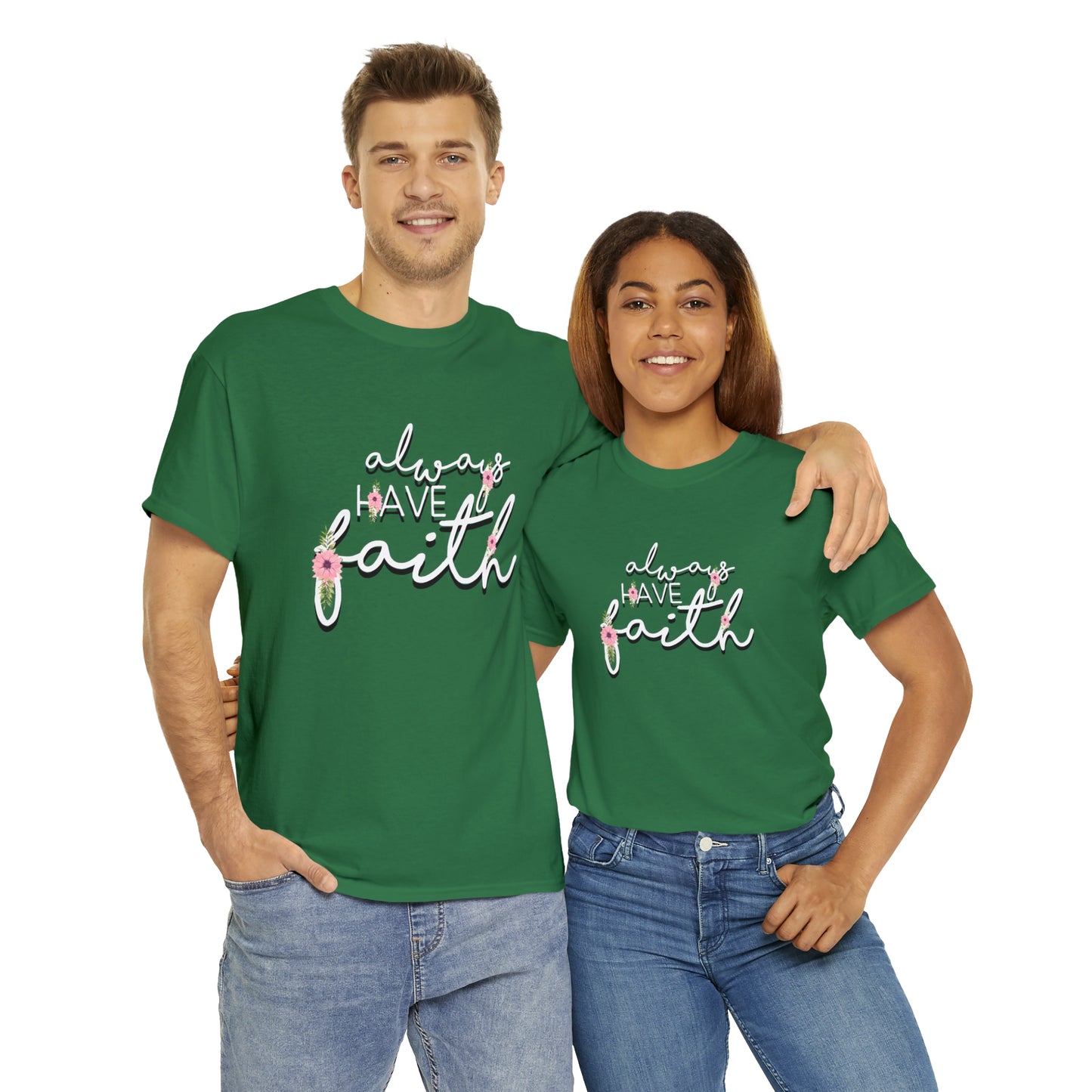 Don't be afraid, just Believe (Mark) - Unisex Heavy Cotton Short Sleeve Tee