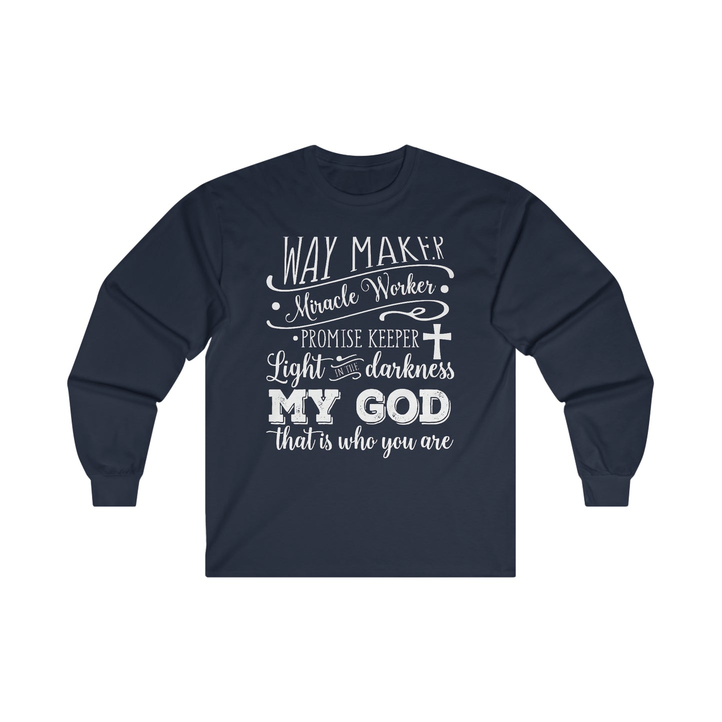 Waymaker Miracle Worker - Ultra Cotton Long Sleeve Tee
