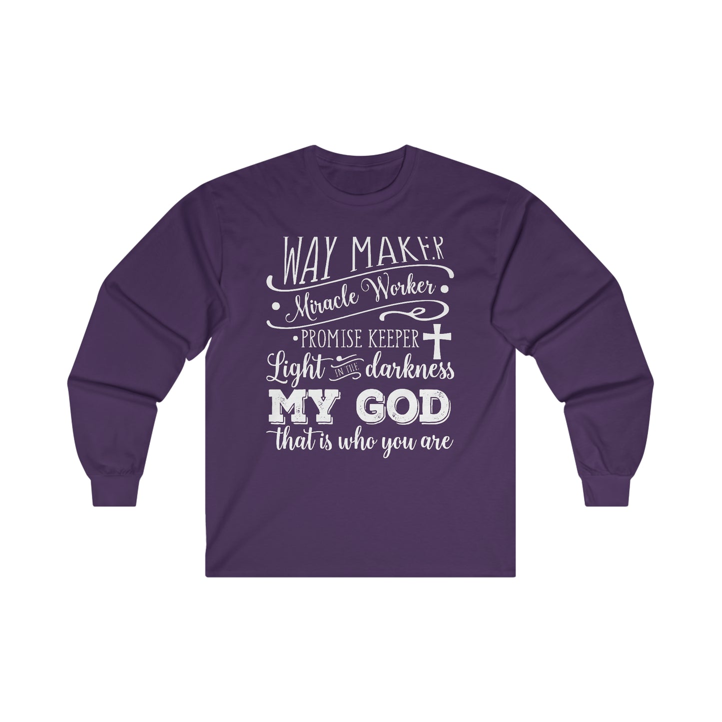Waymaker Miracle Worker - Ultra Cotton Long Sleeve Tee