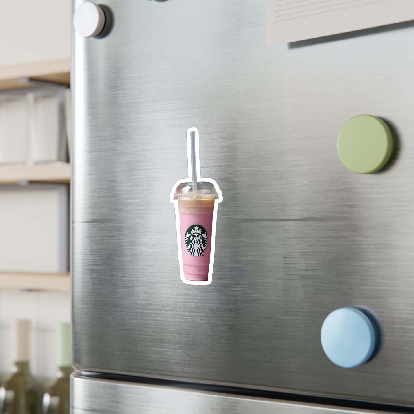 Pink Starbucks Drink Kiss-Cut Vinyl Decals