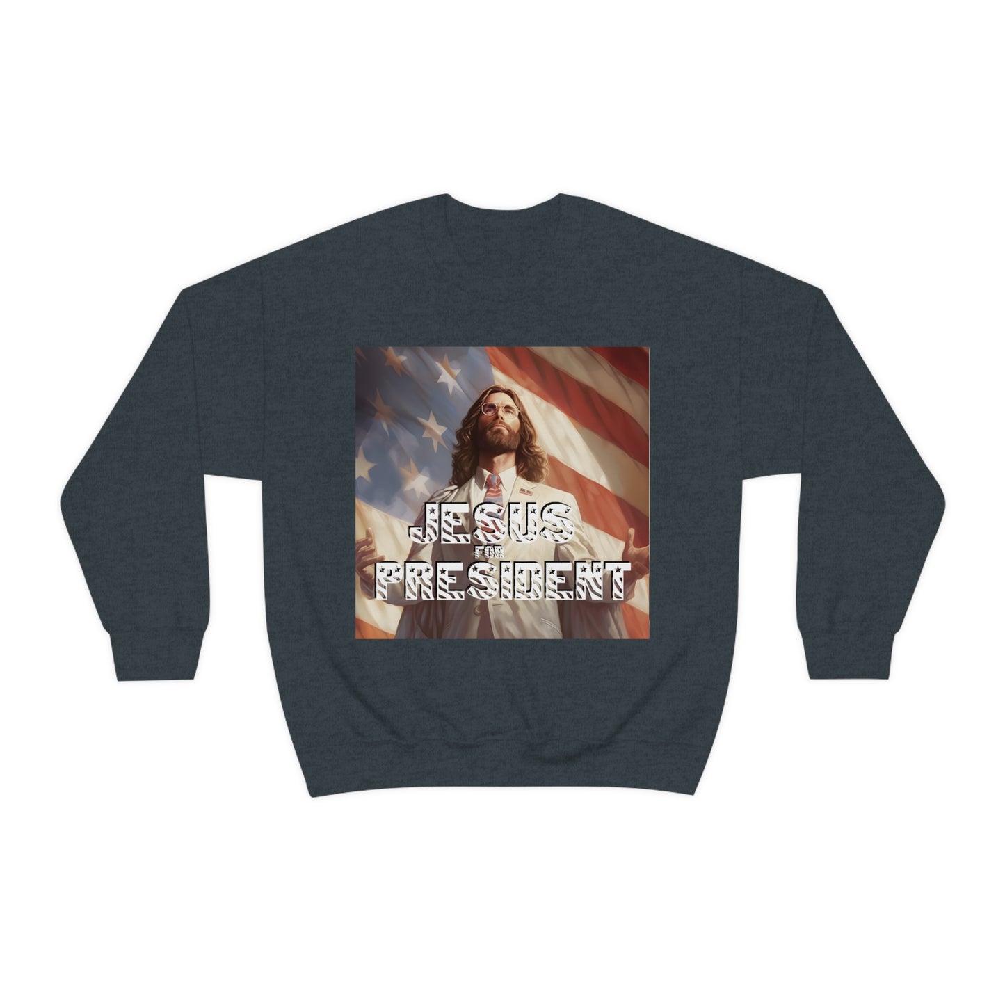 Jesus for President Unisex Heavy Blend™ Crewneck Sweatshirt