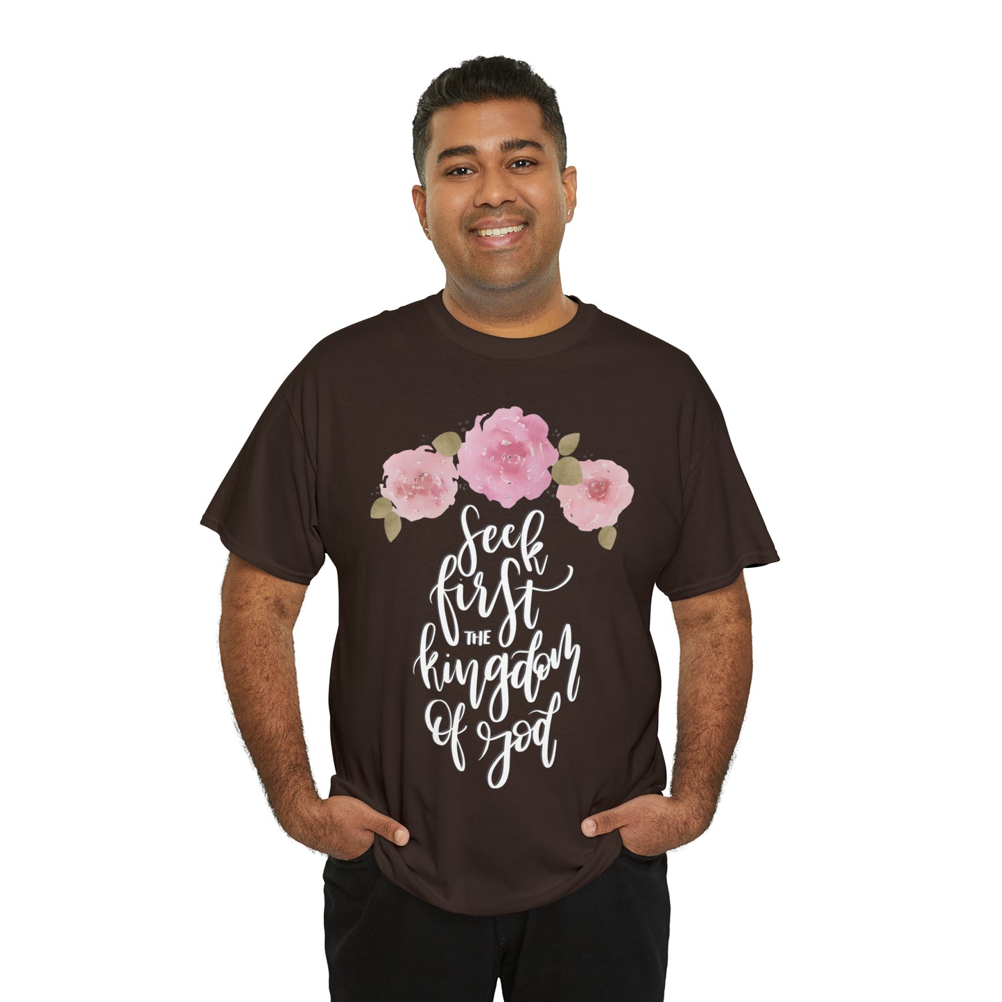 Seek First the Kingdom of God Unisex Heavy Cotton Tee