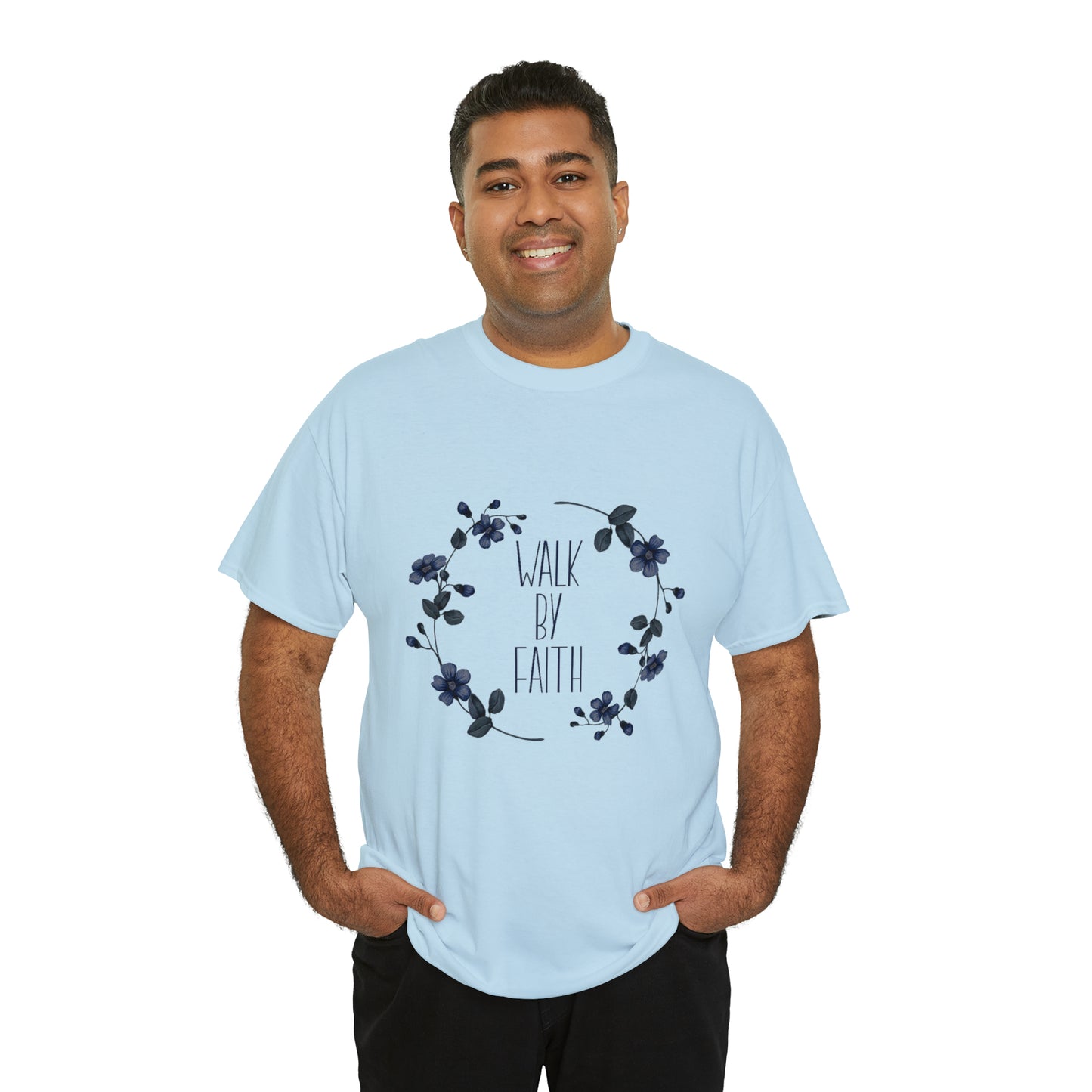 Walk by FAITH Unisex Heavy Cotton Tee