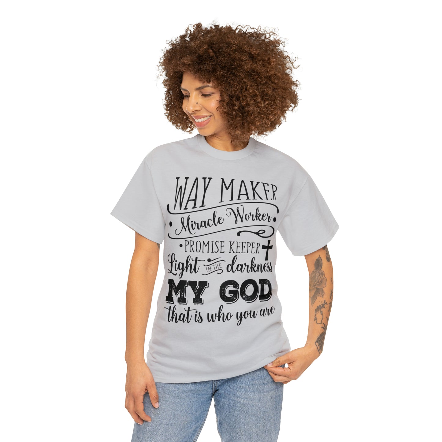 Waymaker Miracle Worker - Unisex Heavy Cotton Short Sleeve Tee