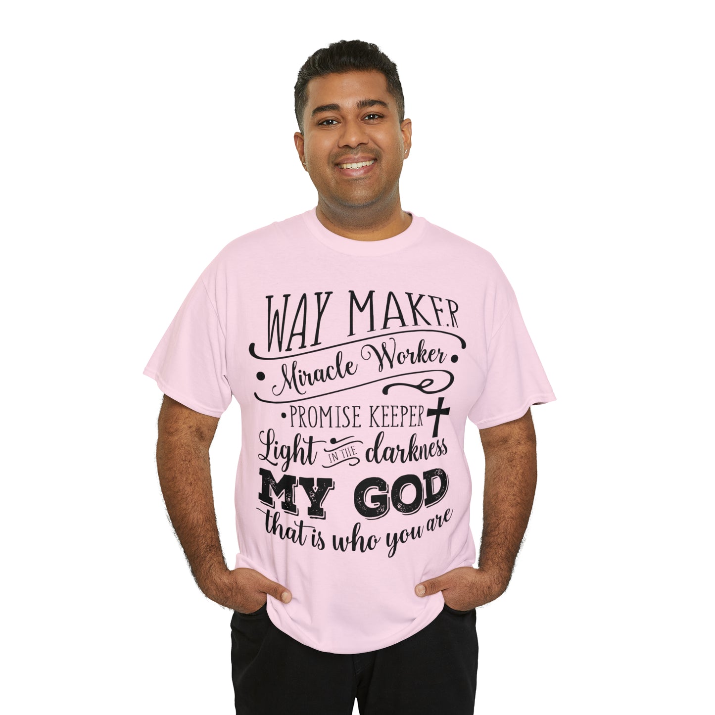 Waymaker Miracle Worker - Unisex Heavy Cotton Short Sleeve Tee