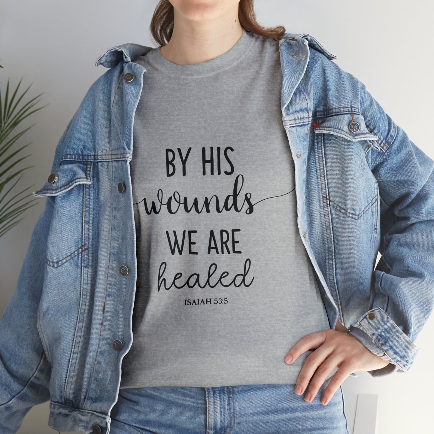 By HIS wounds we are healed - Isaiah - CR Celebrate Recovery Classic Logo - Ultra Cotton Long Sleeve Tee