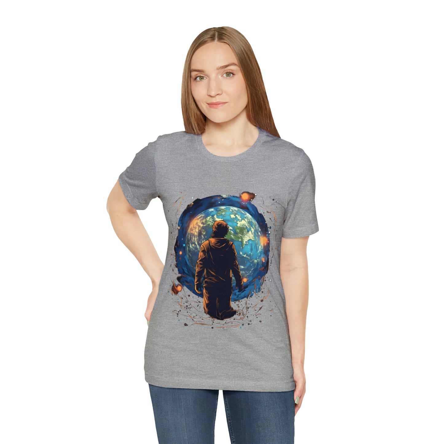 Jeremiah 29:11 “Whole World Ahead of You” Unisex Jersey Short Sleeve Tee
