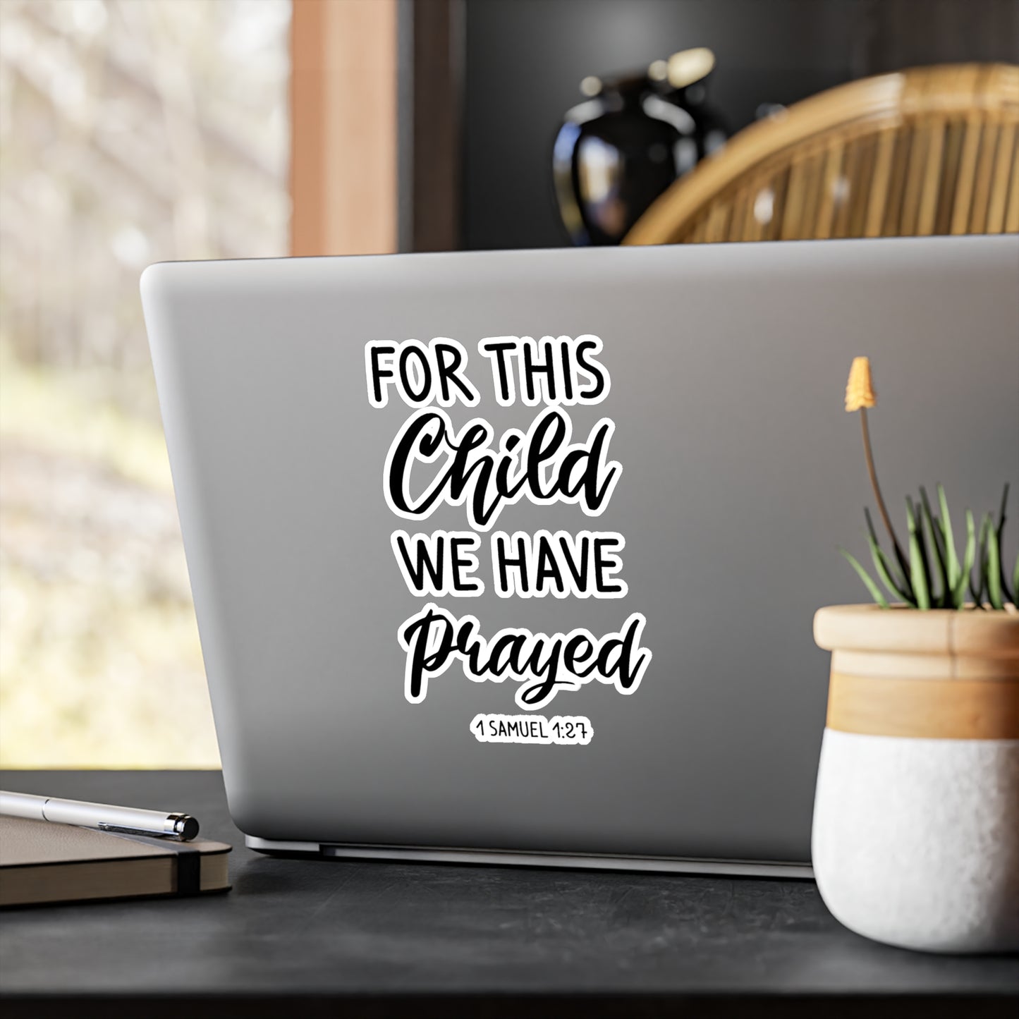 For this Child We Have Prayed 1 Samuel 1:27 Kiss-Cut Vinyl Decals