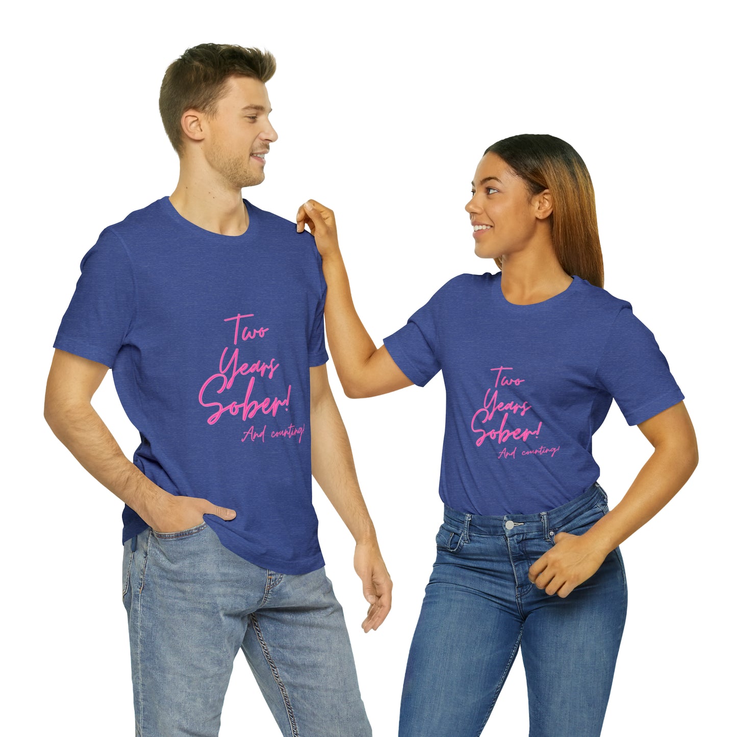 Two Months Sober Unisex Jersey Short Sleeve Tee