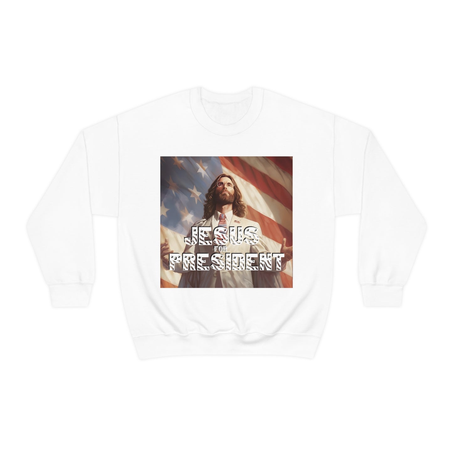Jesus for President Unisex Heavy Blend™ Crewneck Sweatshirt