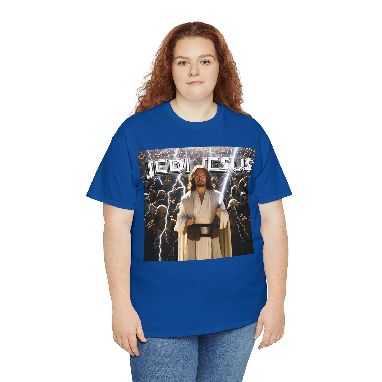 Jedi Jesus Unisex Heavy Cotton Tee