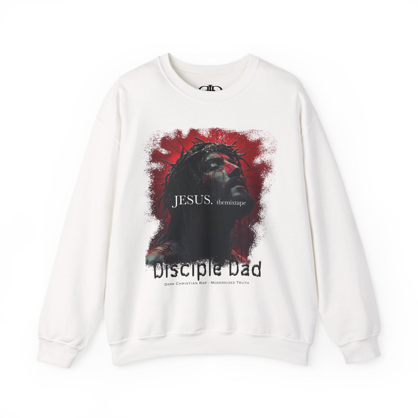 JESUS. themixtape” Crewneck Sweatshirt — Disciple Dad Official Faith Streetwear
