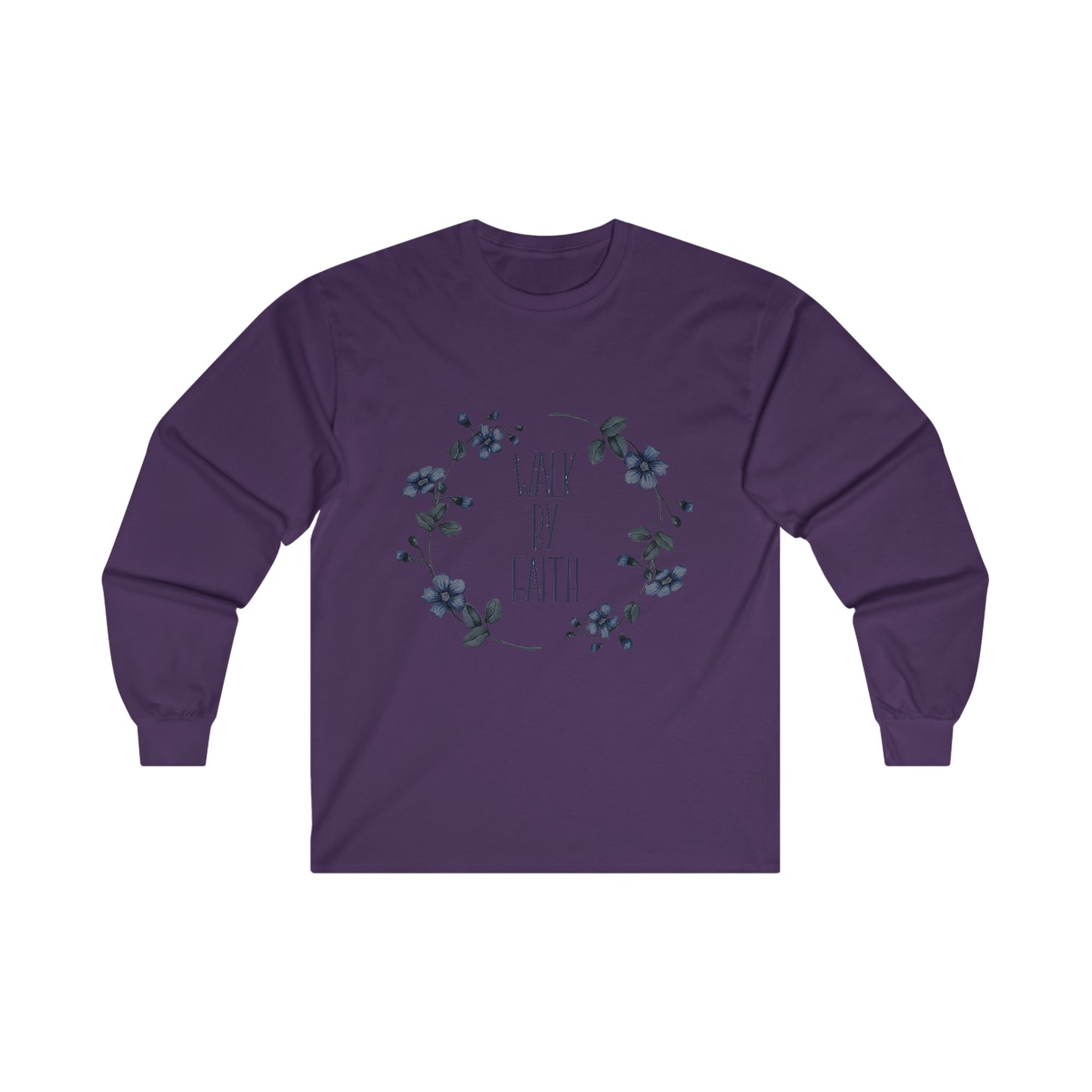 Walk by Faith Ultra Cotton Long Sleeve Tee