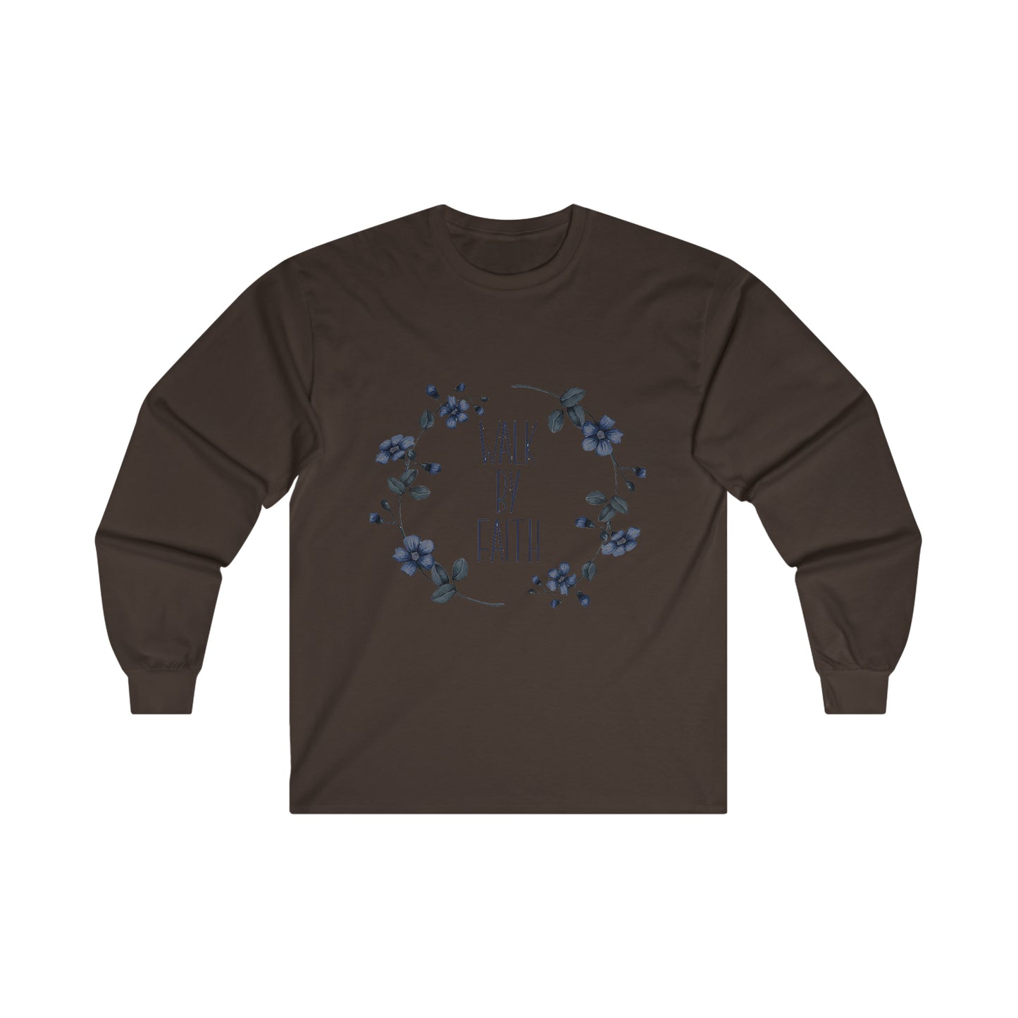Walk by Faith Ultra Cotton Long Sleeve Tee
