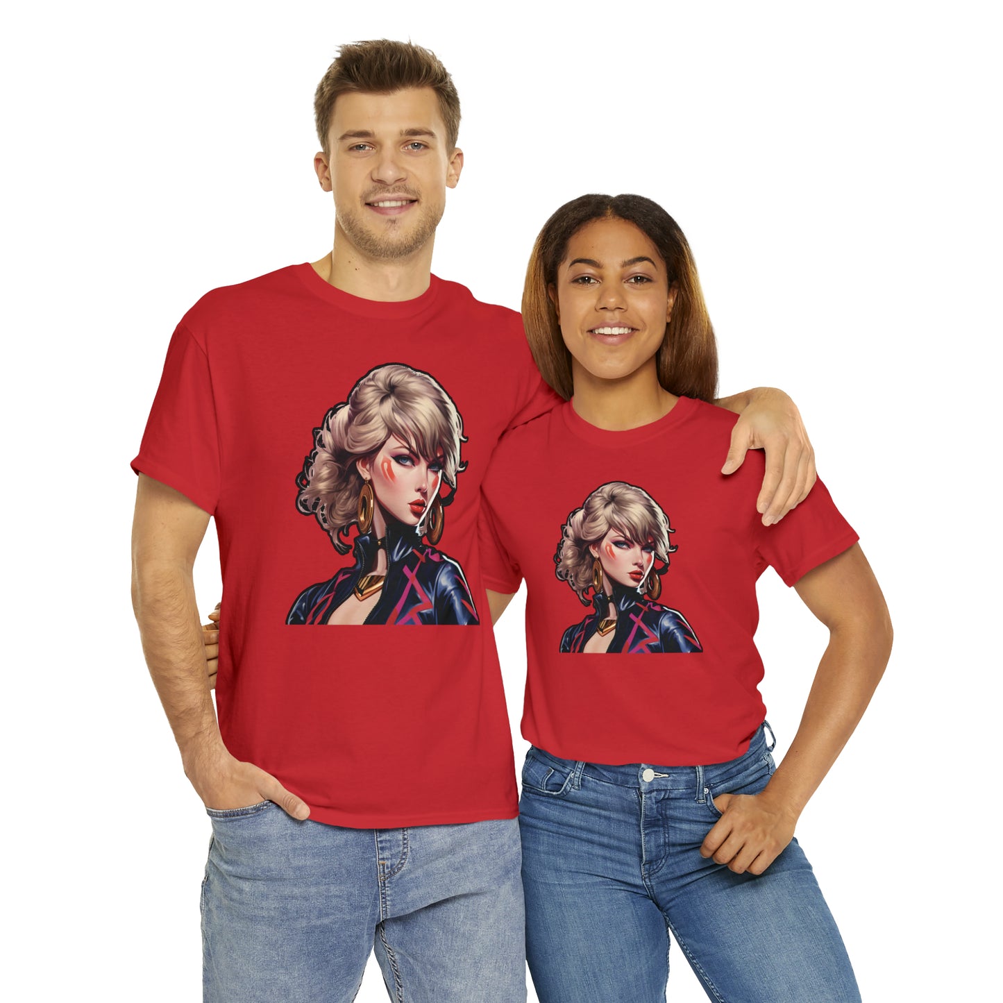 Anime Taylor Swift 2- Unisex Heavy Cotton Tee