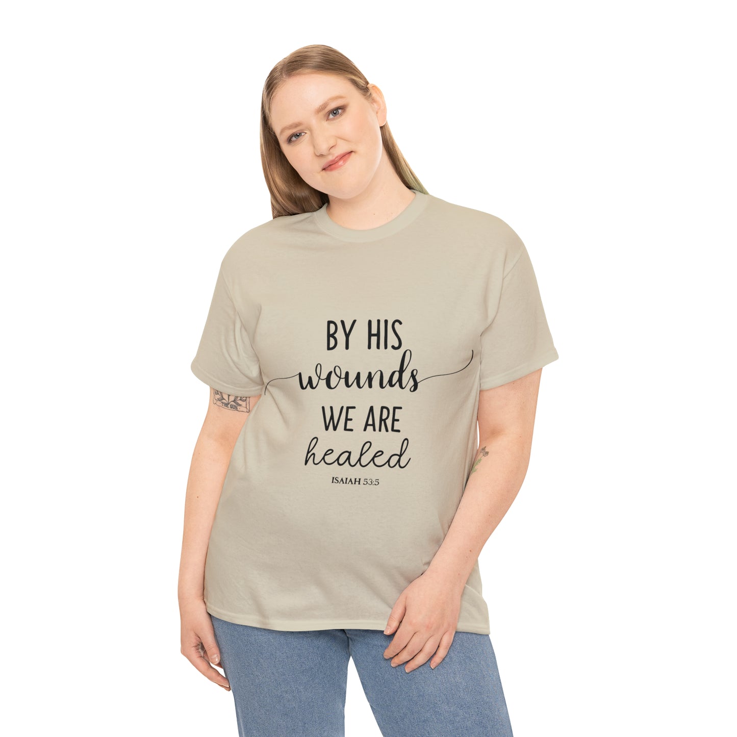 By HIS wounds we are healed - Isaiah - CR Celebrate Recovery Classic Logo - Ultra Cotton Long Sleeve Tee