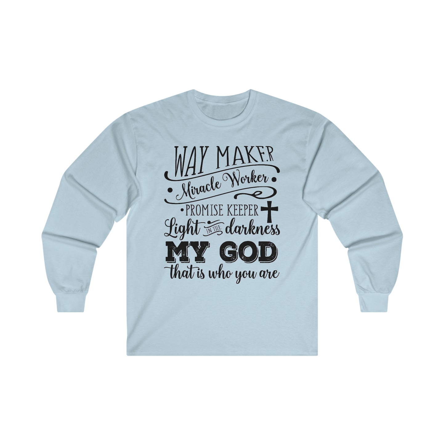 Waymaker Miracle Worker - Ultra Cotton Long Sleeve Tee