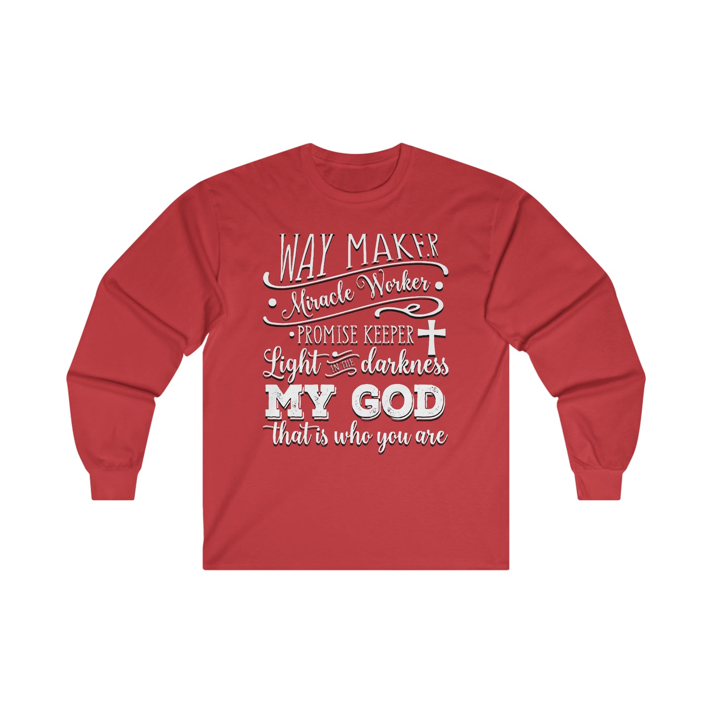 Waymaker Miracle Worker - Ultra Cotton Long Sleeve Tee