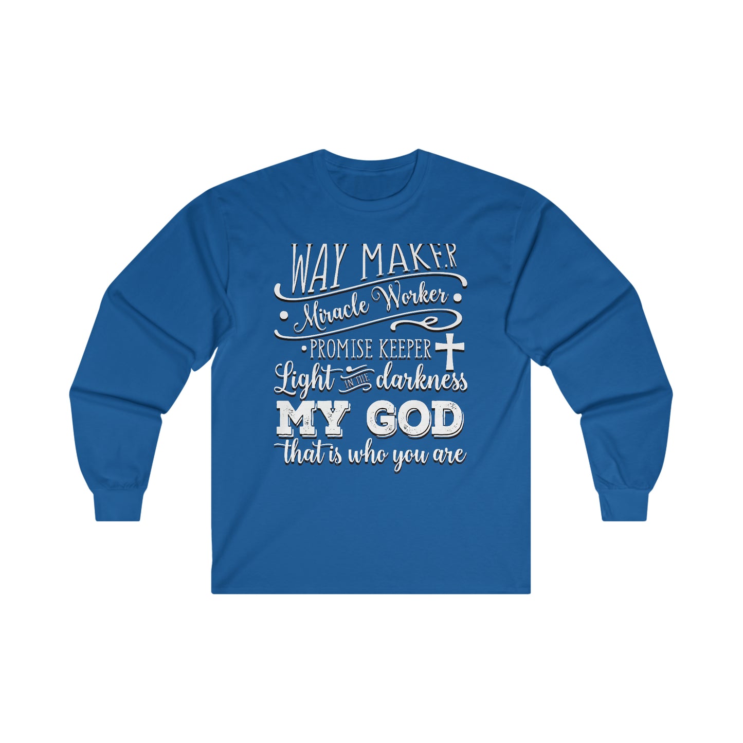 Waymaker Miracle Worker - Ultra Cotton Long Sleeve Tee