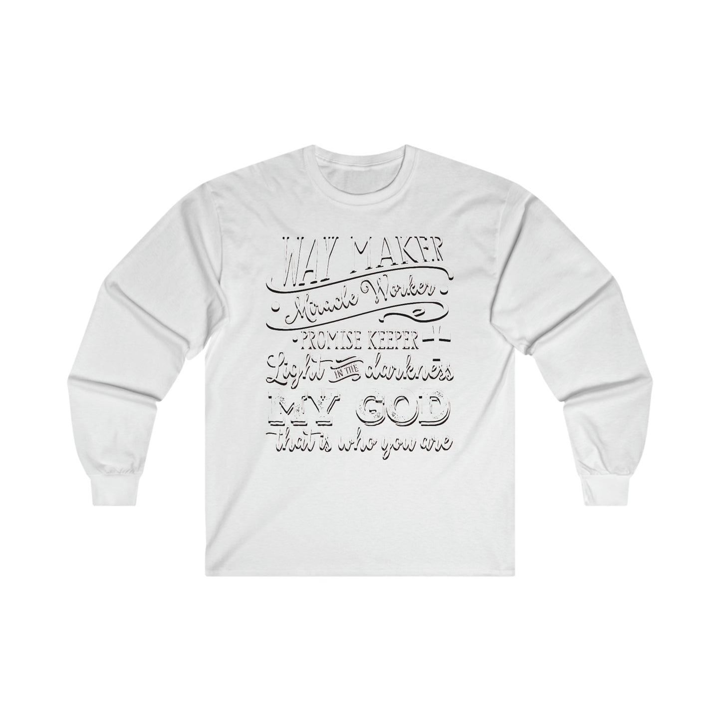 Waymaker Miracle Worker - Ultra Cotton Long Sleeve Tee