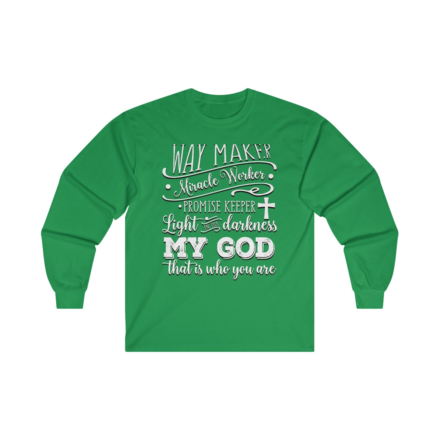 Waymaker Miracle Worker - Ultra Cotton Long Sleeve Tee