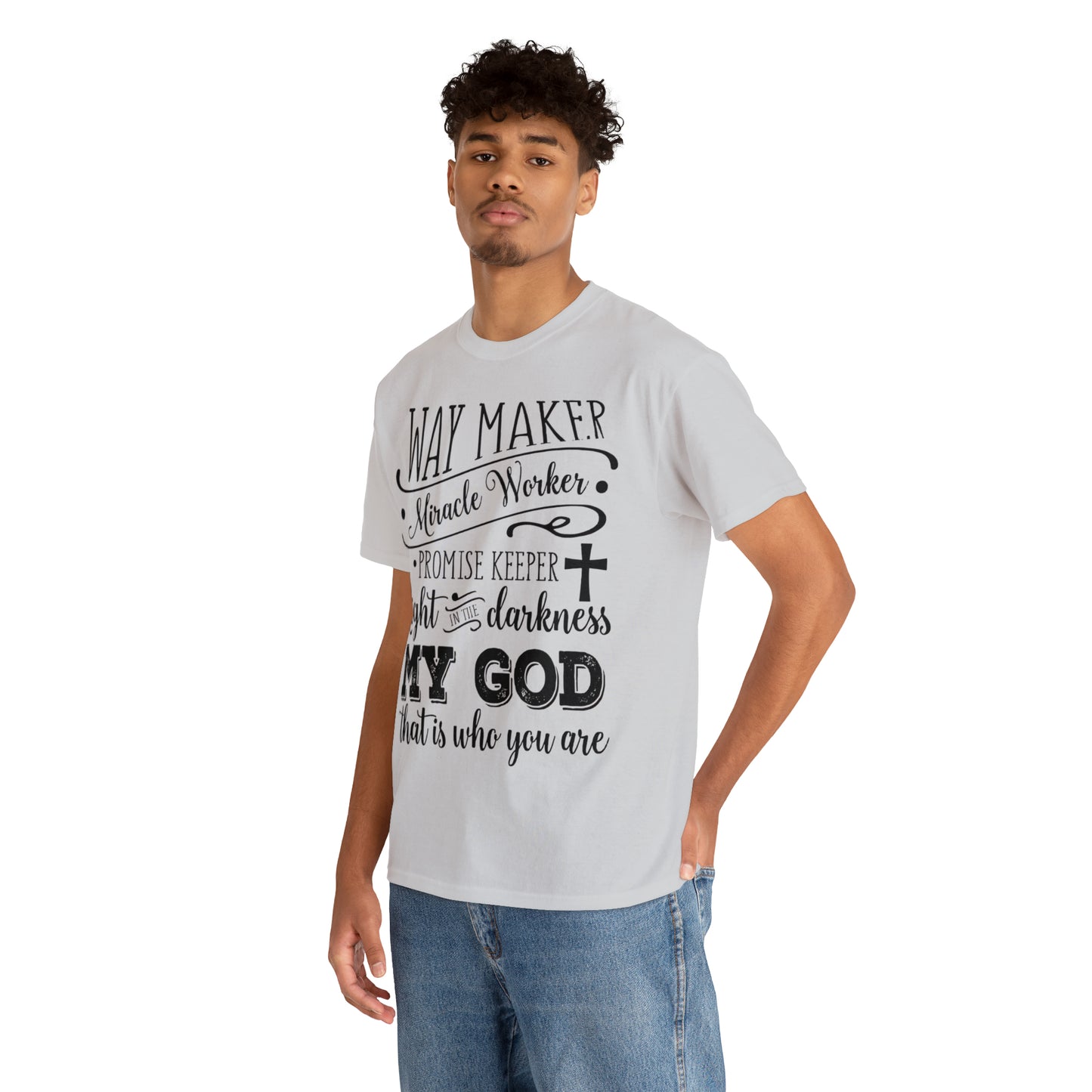Waymaker Miracle Worker - Unisex Heavy Cotton Short Sleeve Tee