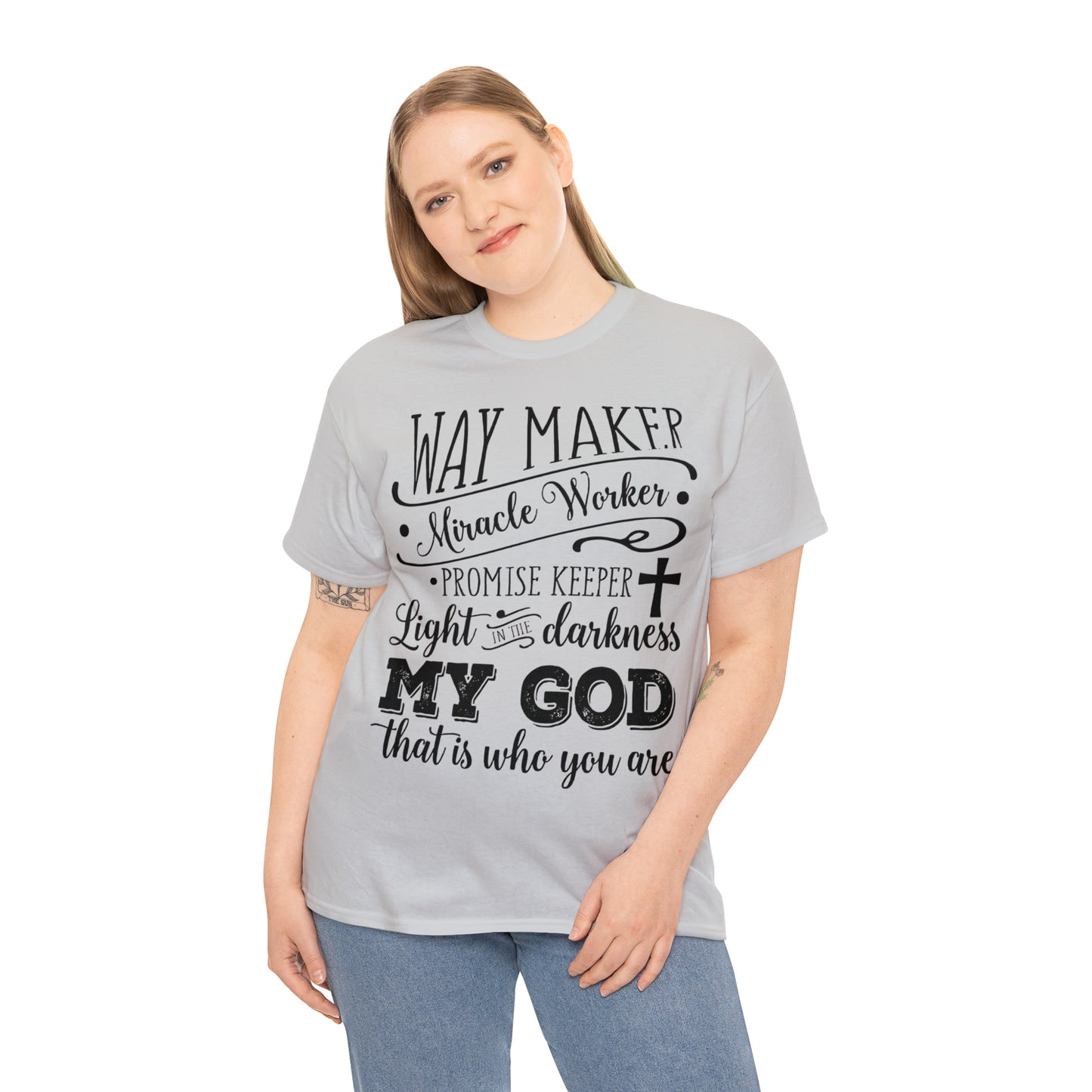 Waymaker Miracle Worker - Unisex Heavy Cotton Short Sleeve Tee