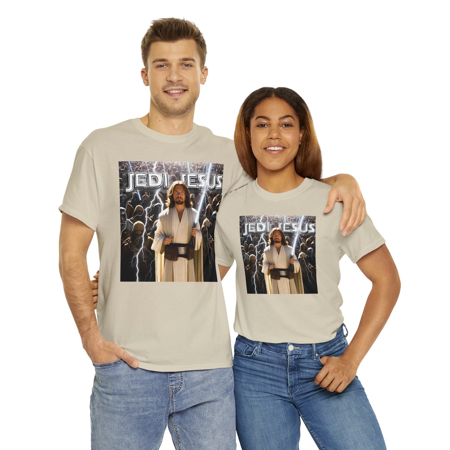 Jedi Jesus Unisex Heavy Cotton Tee
