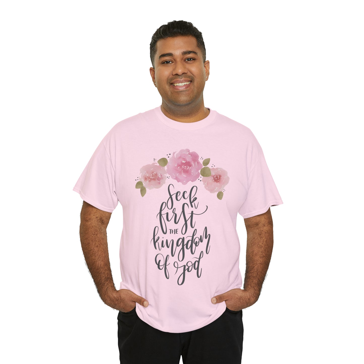 Seek First the Kingdom of God Unisex Heavy Cotton Tee