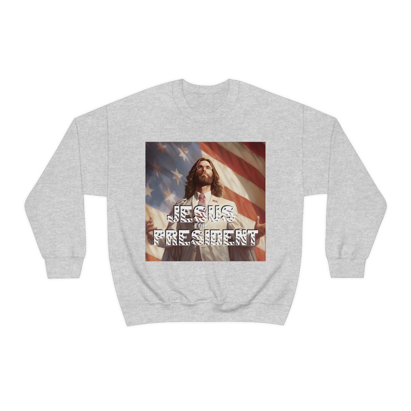 Jesus for President Unisex Heavy Blend™ Crewneck Sweatshirt