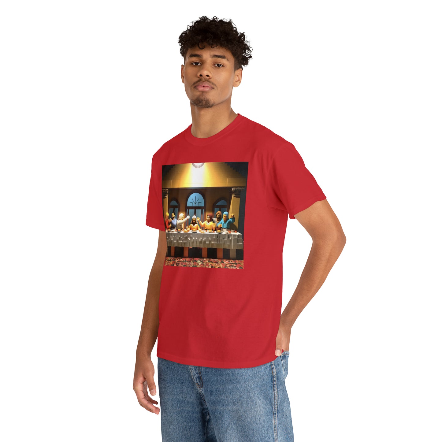 “The Last Supper” LEGO BOX SET -  Unisex Heavy Cotton Tee