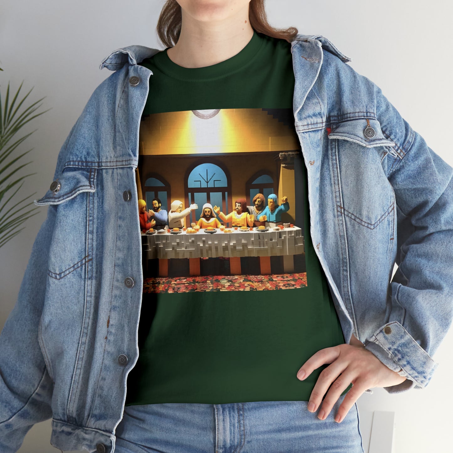 “The Last Supper” LEGO BOX SET -  Unisex Heavy Cotton Tee