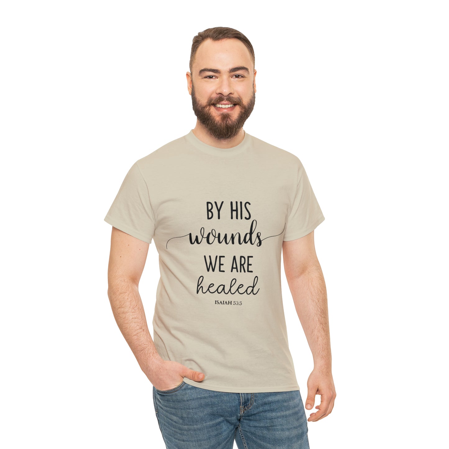 By HIS wounds we are healed - Isaiah - CR Celebrate Recovery Classic Logo - Ultra Cotton Long Sleeve Tee